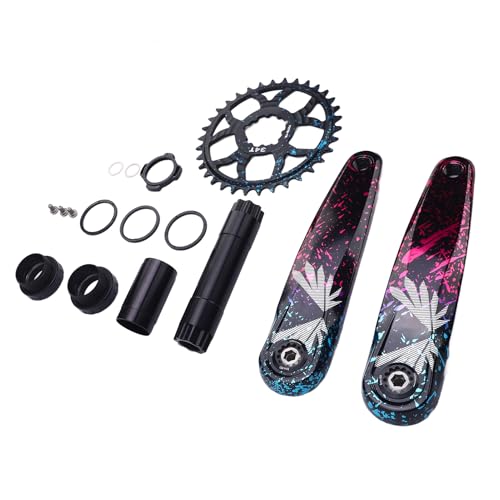 Riuulity Mountainbike Leichtes Aluminium -Legierungskettenkettenkrank für eine Verbesserte Leistung auf Bergwegen von Riuulity