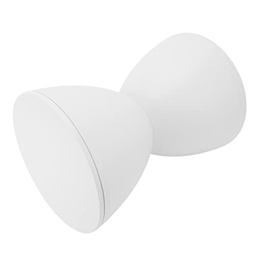 Riuulity Sanduhr Geformter Hocker, Runder Beistell Tisch aus Kunststoff Haushalt, Badezimmer für Einfache Abdichtung und Verschleiß Fest (White) von Riuulity