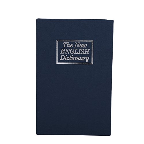 Riuulity Sicherheitswörterbuchbox, Geheime Buch Sicher für Home Office mit Codiertem Schloss, Tragbares Reisen, Mystery -Szene Hinzufügen (Passwort blau) von Riuulity