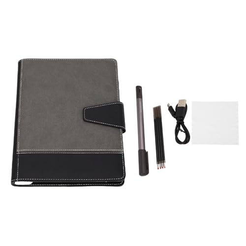 Riuulity Smart Digital Pen Notebook Set 16 M 5.0 Sync Smart Pen 64 -Seiten -Notizbuch mit Stift Nachfüllungen für Geschäftstreffen, Digitaler Smart Pen, Smart Pen Notebook von Riuulity