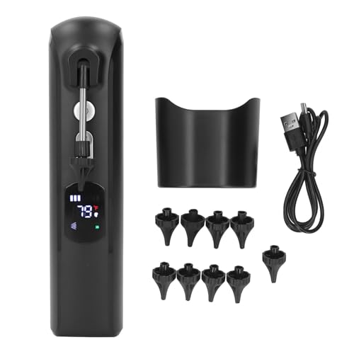 Riuulity Smart Water Cleaner Wieder Aufgeladen mit 9 TIPP, 180 Ml Kapazität Handheld Electric Ohr Wachs Waschmaschine Entfernung Kit (Black) von Riuulity