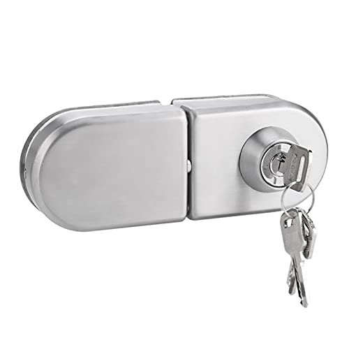 Riuulity Solide Runde Schloss Zungenglasetür Schloss mit Aluminiumlegierungskern, für das Badezimmer in Heimhotel. Nutzung von Riuulity