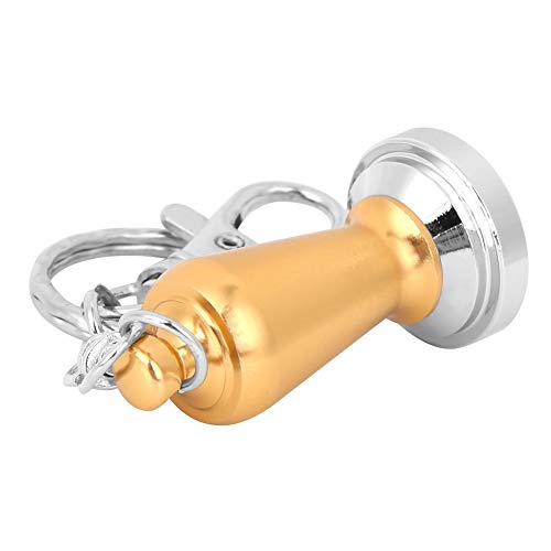 Riuulity Tragbarer Kaffeeschlüsselring - Mini -Kaffeemanipulationsschlüsselkette mit Einzigartiger Dekoration Anodische Oxidation Kaffee resistente Kaffee Presswerkzeug für Zuhause und Café (rot) von Riuulity