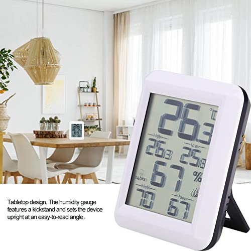 Riuulity Tragbares Digitales Indoor -Thermometer -Luftfeuchtigkeitsmonitor mit Einfacher Einstellung und 7 Zoll Display für Schlafzimmer und Wohnzimmer Riuulity Tragbares Digitales Indoor -Thermometer -Luftfeuchtigkeitsmonitor mit Einfacher Einstellung und 7 Zoll Display für Schlafzimmer und Wohnzimmer von Riuulity