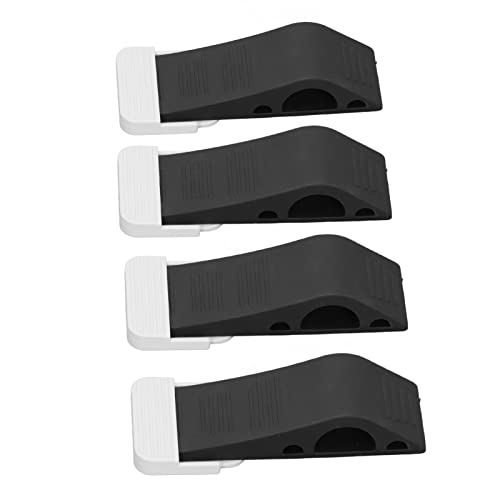 Riuulity Türkeil -Stopper -Geräusch Eliminierung für Home Office Verhindert die Kollision [4PCs] TPR 12,5 Cm (BLACK) von Riuulity