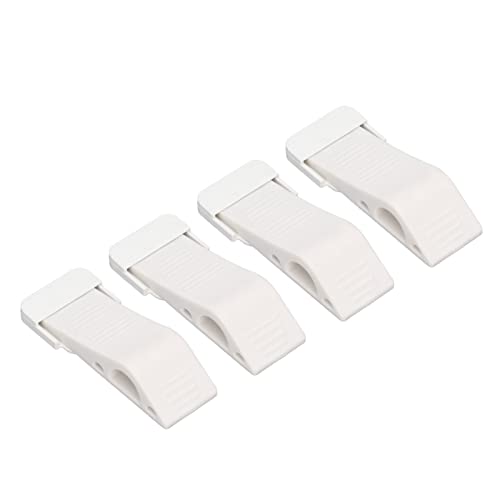 Riuulity Türkeil -Stopper -Geräusch Eliminierung für Home Office Verhindert die Kollision [4PCs] TPR 12,5 Cm (WHITE) von Riuulity