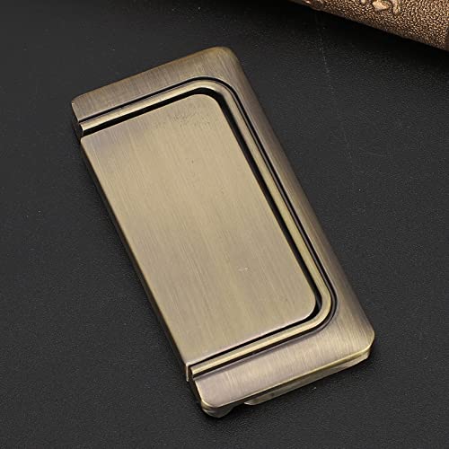 Riuulity Unsichtbarer Zinklegungsgriff mit Verdeckter Installation Zum Schieben von Scheunentürschrankschubladen, Langlebig und Elegant für Möbeltüren, Gebürstete Farbe, für Schrank/Garderobe, Riuulity Unsichtbarer Zinklegungsgriff mit Verdeckter Installation Zum Schieben von Scheunentürschrankschubladen, Langlebig und Elegant für Möbeltüren, Gebürstete Farbe, für Schrank/Garderobe, von Riuulity