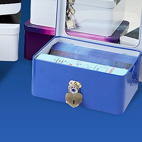 Riuulity Vintage Heart Lock Metal Padlock mit Schlüssel für Schmuckschachtel und Tagebuch, Kleine Größe und Hohe Praktikabilität für Freunde und, Langlebige und Stabile Haushaltshandwerksvorräte, 1 Riuulity Vintage Heart Lock Metal Padlock mit Schlüssel für Schmuckschachtel und Tagebuch, Kleine Größe und Hohe Praktikabilität für Freunde und, Langlebige und Stabile Haushaltshandwerksvorräte, 1 von Riuulity