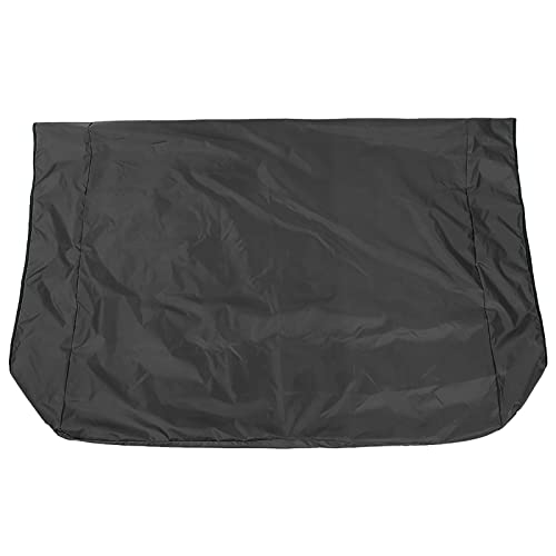 Riuulity Wasserdichte Schwung Baldachin Abdeckung Ersatz Schneedichtes Sonnenschutzzubehör für Outdoor Garden Courtyard Wasserdichte 190 Silber-plattierte Polyester-Taft (BLACK) von Riuulity