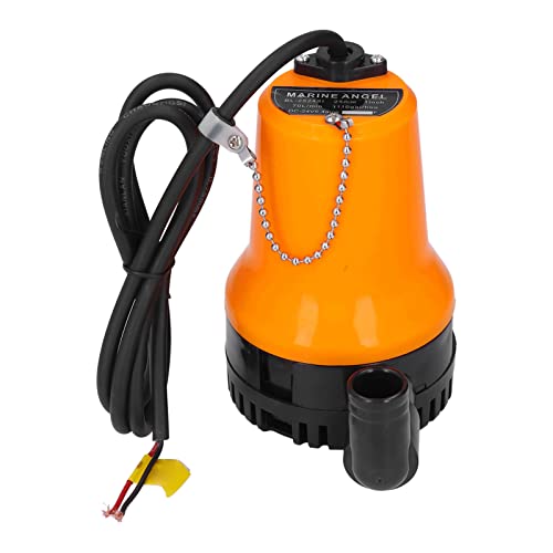 Tauchpumpe, Pumpkabine, Kleine Gelbe Pumpe, Leise Wasserpumpe, Fisch für Tank, 24 V, 45 W, Hochhub, 70 L, Pumpe, Haushaltspumpe, Zuhause, 70 L, 4 M, Tauchpumpen von Riuulity