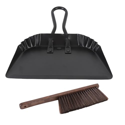 Tragbare Kleine Staubpfanne und Bürstenset mit Edelstahl -Schwerdeta von Riuulity