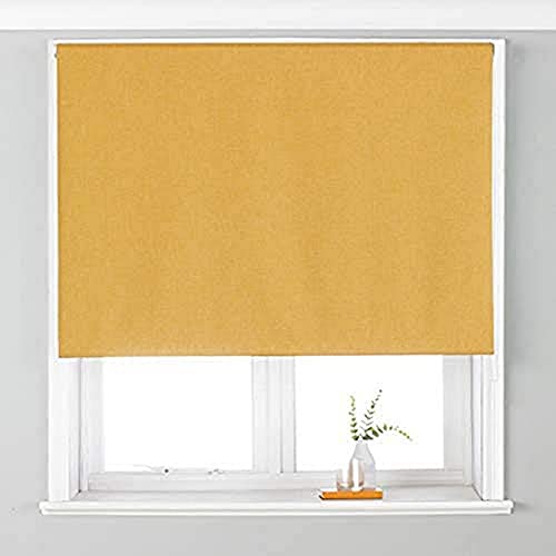 Riva Home Eclipse Roller 61X162CM Ochre, Polyester, Ocker, 61x137cm von Riva Home