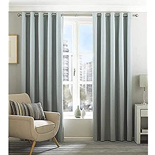 Riva Home ECLIPSE 229X229 R/T DEB, Polyester, Duck Egg Blau, 90x90 (229x229cm) von Paoletti