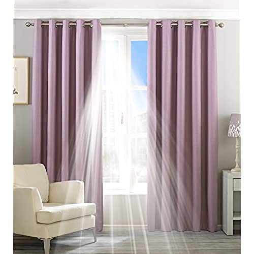 Riva Home Eclipse 168X137 R/T Mauve, Polyester, 66x54 (168x137cm) von Paoletti