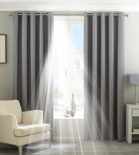 Riva Home Eclipse 168X229 R/T Silver, Polyester, Silber, 66x90 (168x229cm) von Paoletti