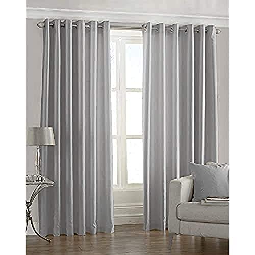 Riva Home Fiji 229X229 R/TOP Curtain Steel, Textil, Stahl, 90x90 (229x229cm) von Paoletti