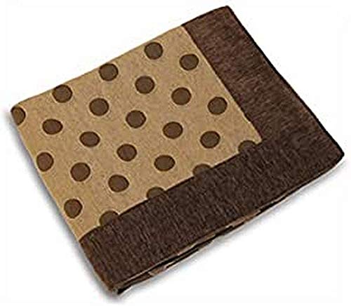 Riva Home Luna Throw 145X180 Mocha, Polyester, Mokka, 145x180cm von Paoletti