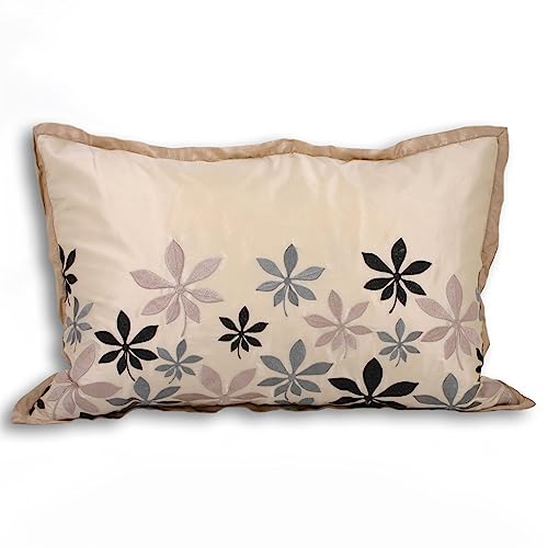 Riva Home Oasis Polyester-Kissen, Beige, 40 x 60 cm von Riva Home