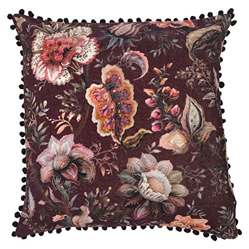 Riva Home Oolong Kissen mit Federfüllung, 55 x 55 cm, Violett von Riva Home