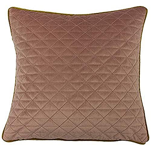 Riva Home Quartz 45X45 FEATH CUSH Blush/GL, Polyester, Erröten Rosa/Gold, 45x45cm von Riva Home