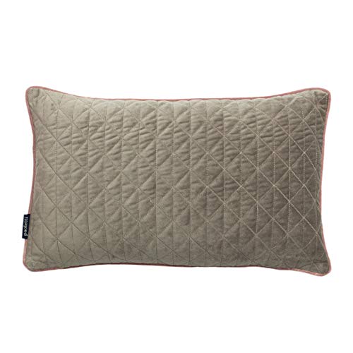 Paoletti Quarz-Polyester-gefülltes Kissen, Taupe/Blush, 30 x 50cm von Paoletti