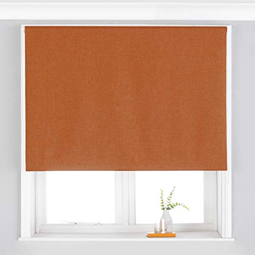 Riva Home Twilight-Rollo, Polyester, Orange, 61 x 162cm von Riva Home