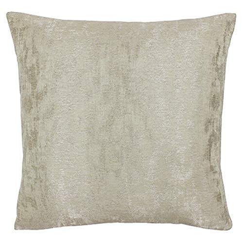 Paoletti Mirage FEATH CUSH 45X45 Gold, Polycotton, Silber, 45x45cm von Paoletti