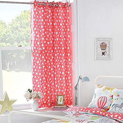 Riva Home Vintage Circus 168X183 R/TOP CUR, Polycotton, Rosa, 66x72 (168x183cm) von Paoletti