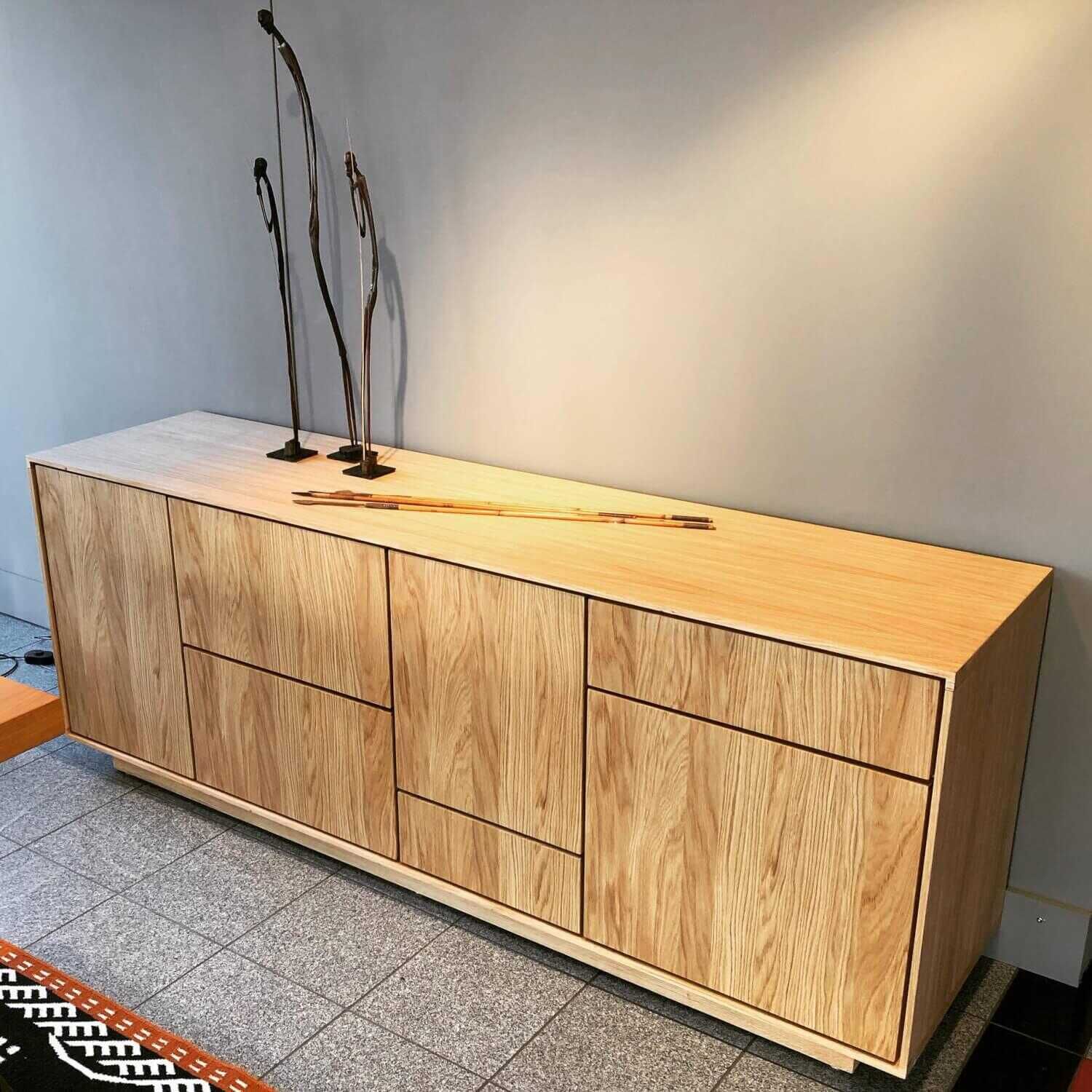 Sideboard Rialto Modul Eiche Vollholz von Riva1920