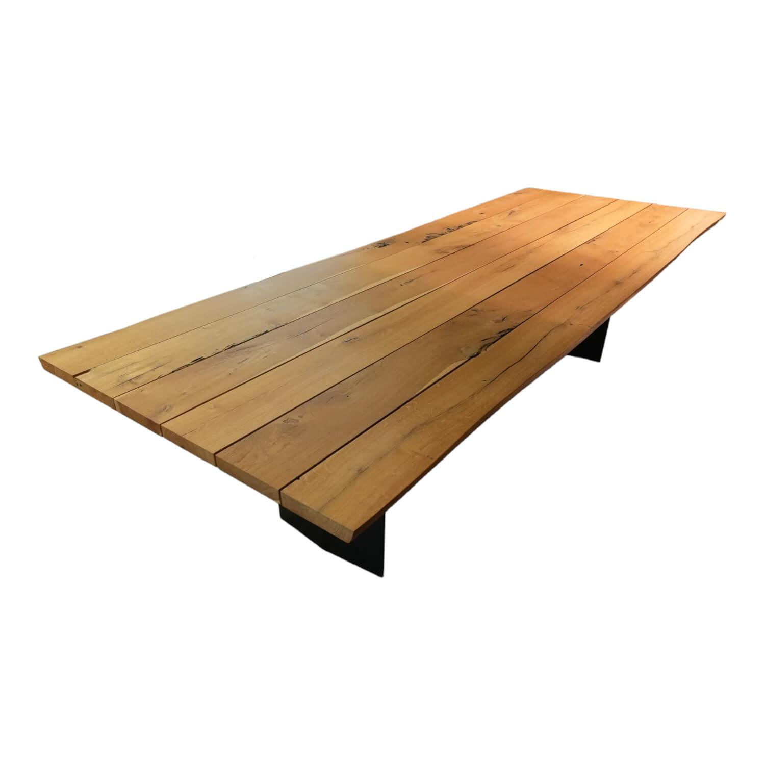 Tisch Sky Natura Holz Briccola Gewachst Wangengestell Eisen In Rautenform Irondu... Tisch Sky Natura Holz Briccola Gewachst Wangengestell Eisen In Rautenform Irondu... von Riva1920