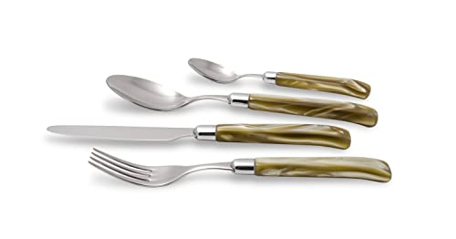 Rivadossi 7724A02 Giada Besteck-Set, 24-teilig, champagner von Rivadossi