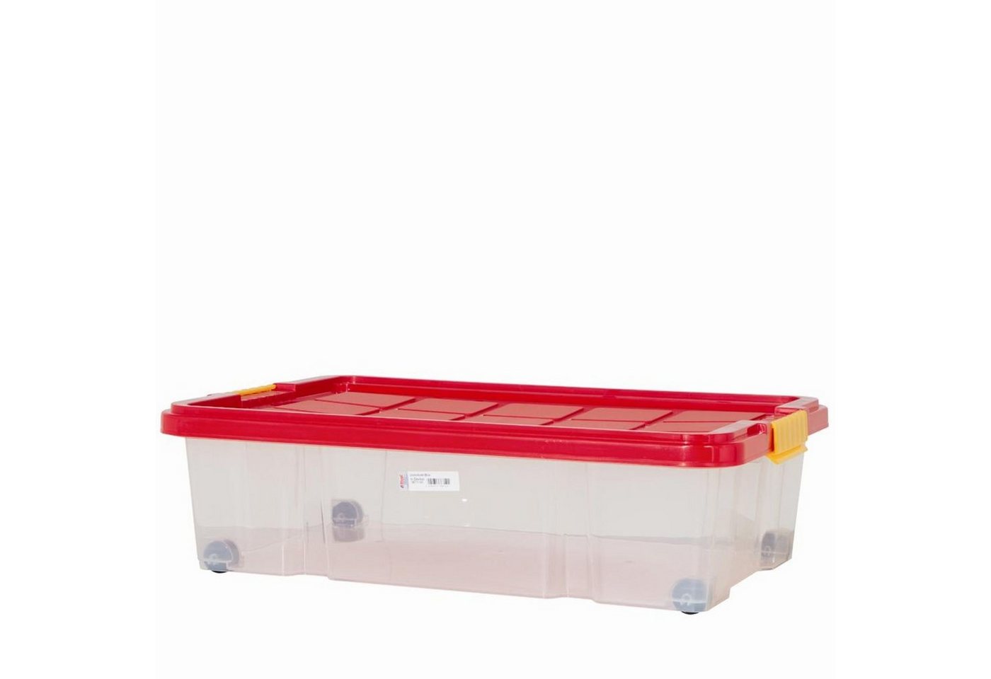 Rival Aufbewahrungsbox Unterbett-Box 59,5 x 39,5 x 17 cm mit Deckel und 4 Rollen von Rival
