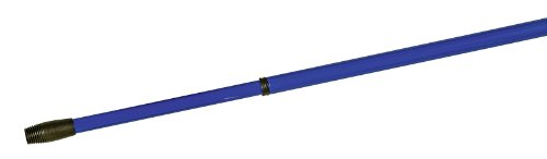 Rival Teleskopstiel mit Gewinde, 130 cm, Metall, blau, Modisch, Schwarz von Rival