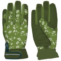 10 Stück Rivanto® Damen- Gartenhandschuhe gemustert Größe M, Pflanz- und Bodenhandschuhe für Garten und Beet, Arbeitshandschuhe, atmungsaktiv von Rivanto
