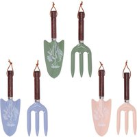 Rivanto® 2er Set Gartengeräte Länge 27 cm, Handschaufel & Handharke für Indoor/Outdoor, Gartenschaufel von Rivanto