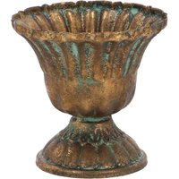Rivanto® Aged Metal frz. Urne Höhe 8cm Gartendekoration aus Eisen von Rivanto
