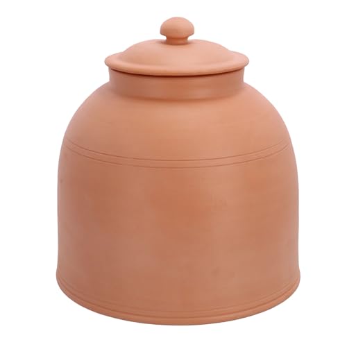 Rivanto® Bleichtopf Terracotta L Ø28 x 30 cm mit Deckel verfeinert Geschmack von Gemüse von Rivanto