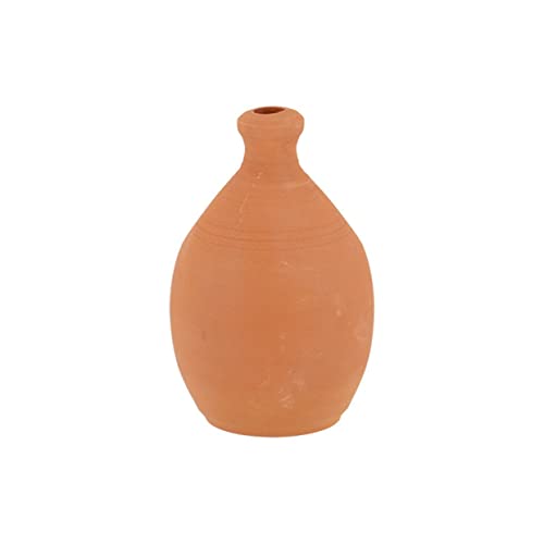 Rivanto® Daumen- Gießkanne aus Terracotta, Ø9,5 x H15,5 cm, ideal für Setzlinge von Rivanto