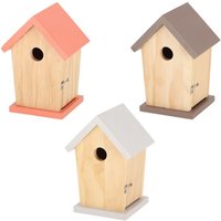 Rivanto® Desert Dream Vogelhaus & Nistkasten, 14 x 12 x H20,5 cm, Wildvogel Brutkasten mit Tür, 100% FSC-Holz von Rivanto