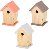 Rivanto® Desert Dream Vogelhaus & Nistkasten, 14 x 12 x H20,5 cm, Wildvogel Brutkasten mit Tür, 100% FSC-Holz von Rivanto