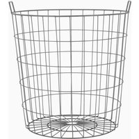 Rivanto® Erntekorb Ø 50 cm, Größe L 51 x 50,2 x 45,5 cm Eisen, Korb zur Apfel-& Pflaumen-Ernte von Rivanto