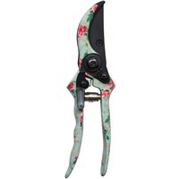 Rivanto® Gartenschere mit Rosendruck, mit Sperr-Mechanismus, Länge 20 cm, ergonomischer Griff, Gartenwerkzeug, Pflanzenschere von Rivanto
