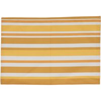 Rivanto® Gestreiftes Tischset orange, leichte Pflege, doppellagig, 45 x 33 x 0,5 cm von Rivanto