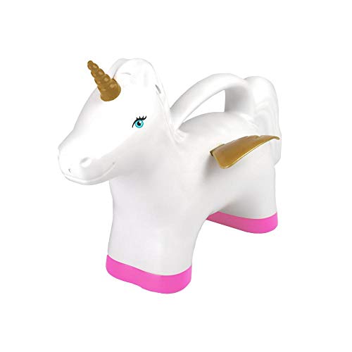 Rivanto® Gießkanne Einhorn aus Kunststoff, Garten Gießkanne, 32,8 x 15,5 x H23,3 cm von Rivanto