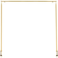 Rivanto® Goldene Tischklemme 117,7 x 211,5 cm Stahl, Gold von Rivanto