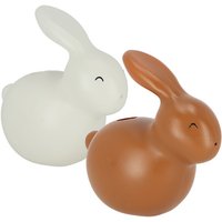 Rivanto® Kaninchen Gießkanne 1700 ml aus Kunststoff, 24,5 x 13 x 22,5 cm, für Außen- und Innenbereich, Kinder Gießkanne von Rivanto