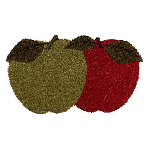 Rivanto® Kokosmatte Äpfel, Vorleger, Abstreifer, L 42 x B 74,2 x H 1,7 cm von Rivanto