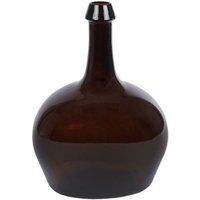 Rivanto® Glas Vase Graffa Victoria Größe S braun 19x14x26cm stilvolle Blumenvase Tischdekoration von Rivanto