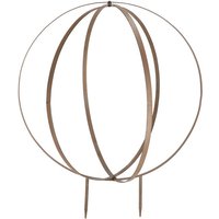 Rivanto® Rankhilfe Kugel 3D L, einfache Platzierung, stabil und wetterfest, L 58,7 x T 47 x H 71 von Rivanto