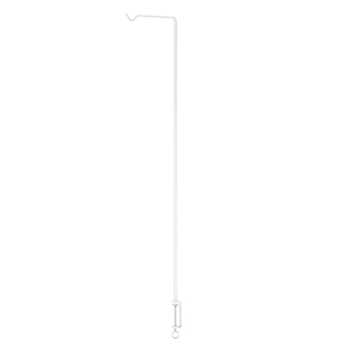 Rivanto® Tischhaken max. 112 cm, aus Stahl zum Aufhängen von Blumentöpfen, weiß von Rivanto